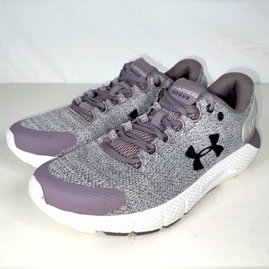 Women’s Under Armour‎ Charged Rogue Running Shoes Sneakers Purple Gray Size 6.5